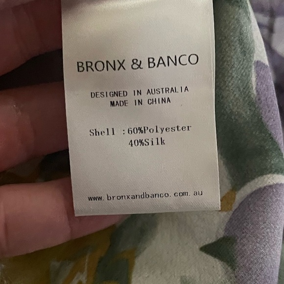 Bronx and Banco Floral Mini Dress in Purple and Yellow - Picture 15 of 16